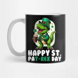 Happy St PaT-Rex Day Dinosaur St Patricks Day Mug